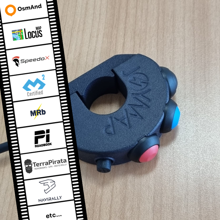 Bluetooth keypad for tablets and smartphones - JOYMAP the original